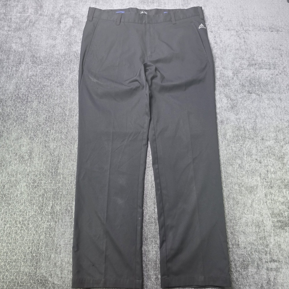 Adidas Golf Pants Mens 34x30‎ Black Slim Stretch Athleisure Preppy Straight Leg